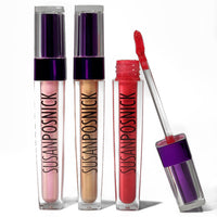 Susan Posnick DD Lip Gloss in 3 different colors.