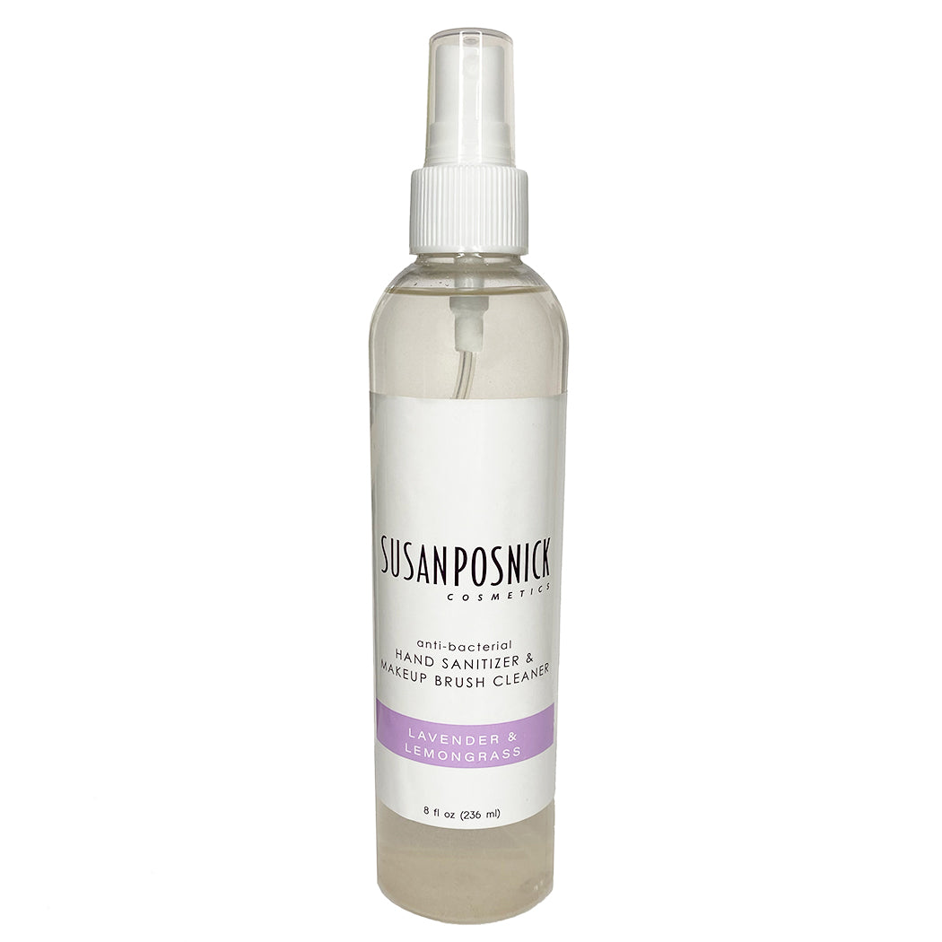 Lavender & Lemongrass Instant-Dry Makeup Brush Cleaner and Hand Sanitizer