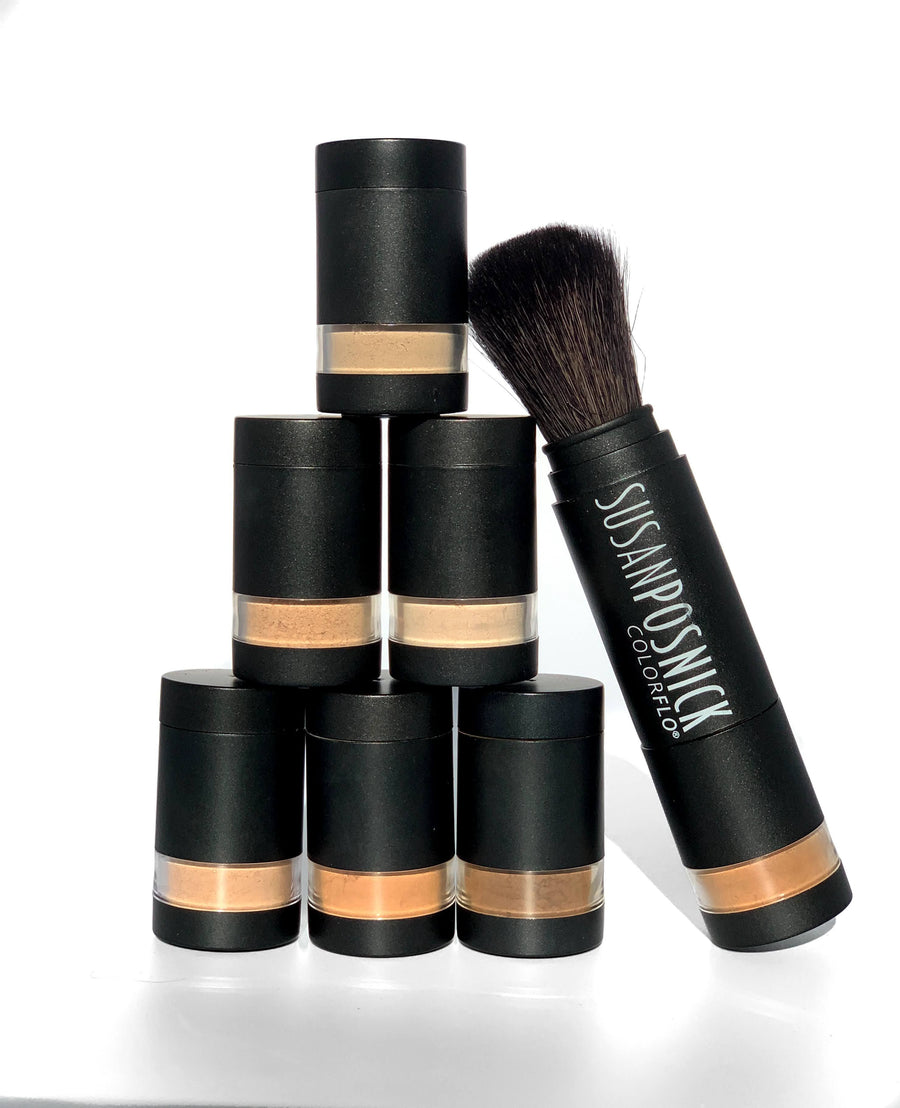 Susan Posnick COLORFLO Natural Makeup Refill with Brush
